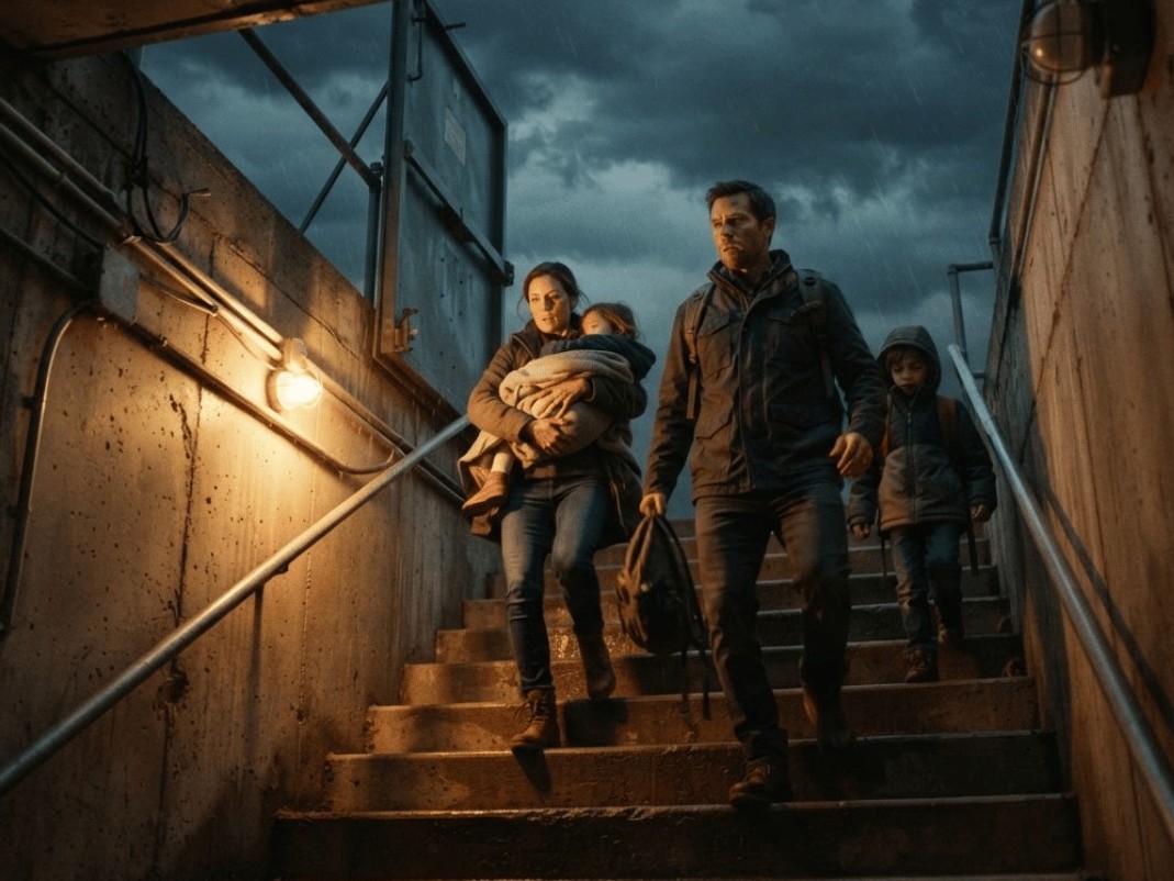 3. When the storm comes move to Your Shelter Immediately