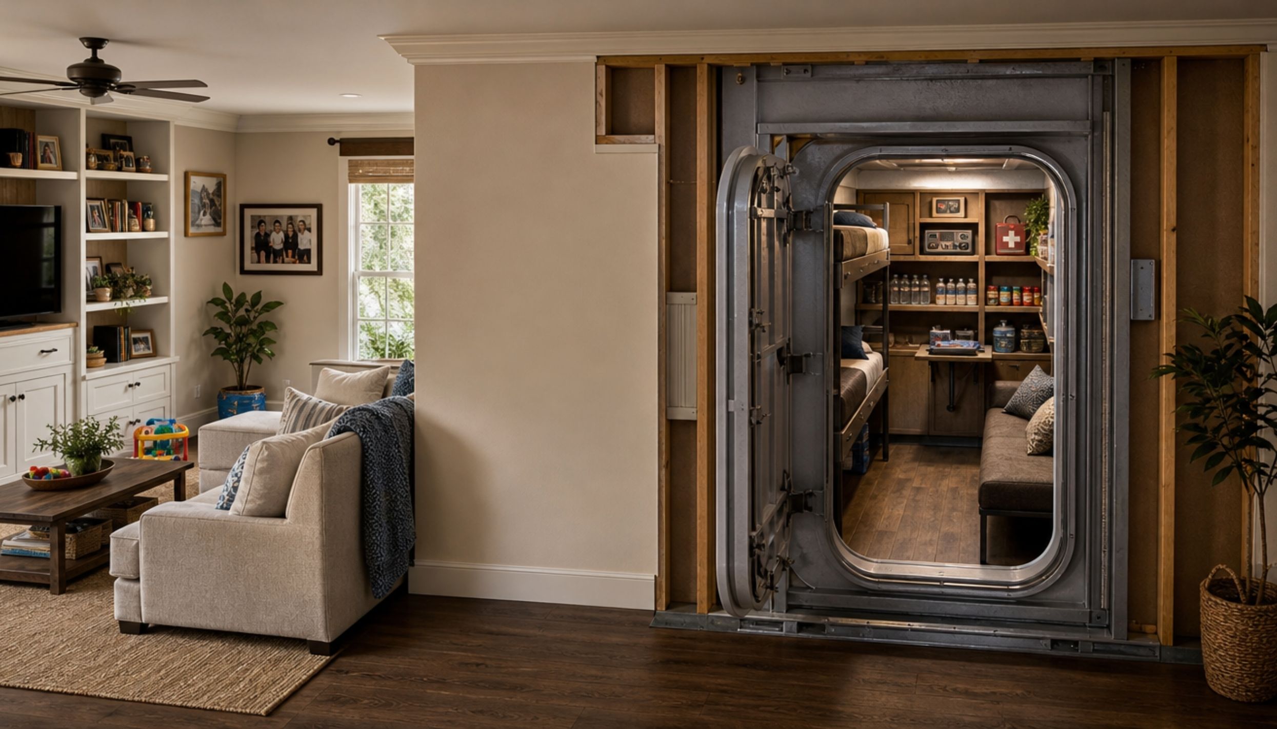 Unlike underground shelters that require you to leave your house during severe weather, the NadoSafe is always just a few steps away.