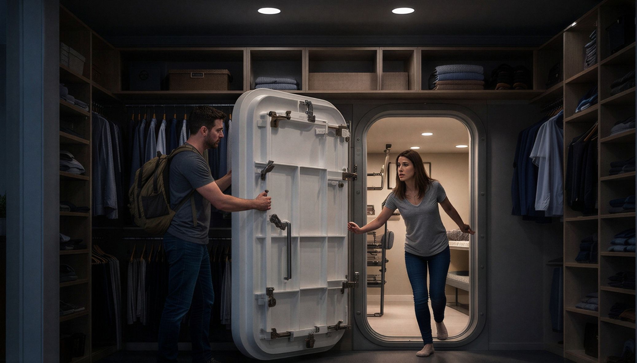 Powerful winds and flying debris can change everything in seconds. Inside the NadoSafe, you have a secure place to wait until the danger has passed.
